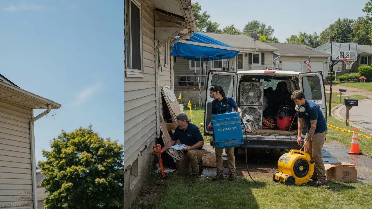 Ceiling Leak Cleanup in Harrisburg, IL near me
