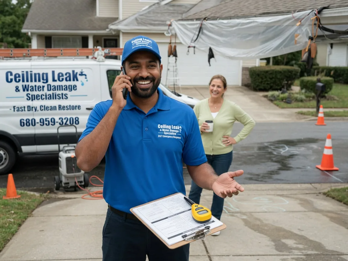 Ceiling Leak Cleanup Harrisburg, IL FAQs